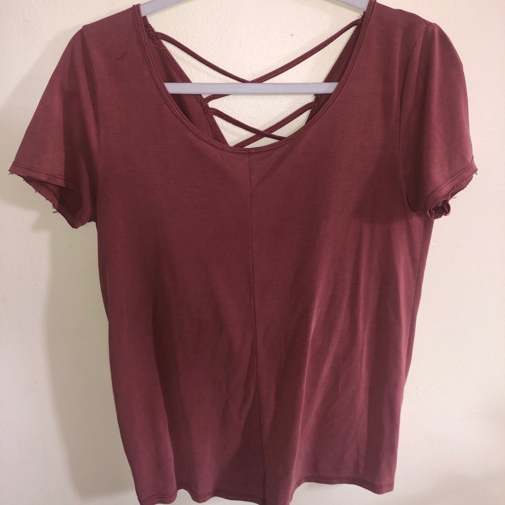Abercrombie and Fitch cross back t-shirt
